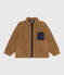 Giacca in sherpa riciclato bambino unisex marrone BRINDILLE