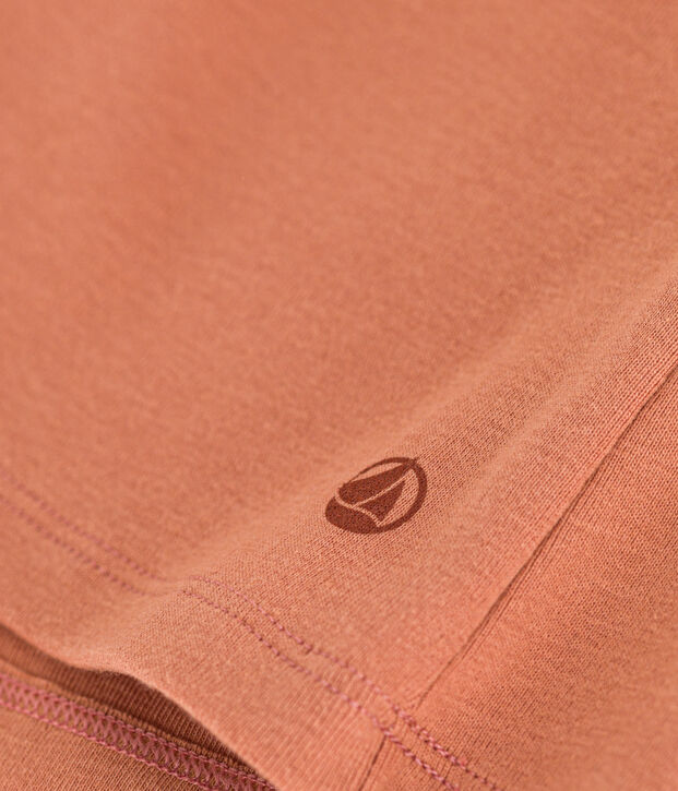 T-shirt L'ICONIQUE girocollo in cotone Donna rosa