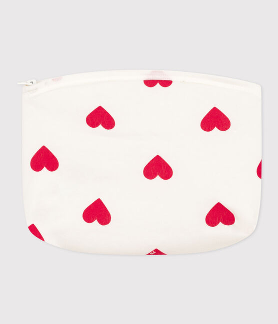 Pochette Cœurs bianco MARSHMALLOW/rosso TERKUIT