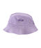 Cappello da pescatore a costine donna bianco/viola/giallo
