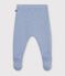 Pantaloni in maglia di lana e cotone tinta unita neonato POLAIRE