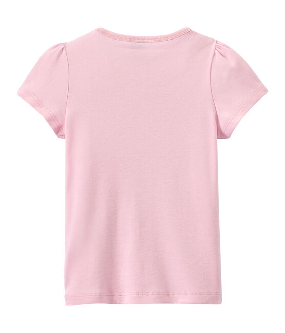 T-shirt bambina con fiocco rosa BABYLONE