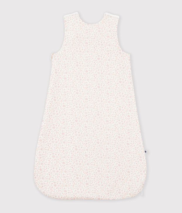 Sacco nanna neonato in cotone con stampa a fiori TOG 1,5 bianco/multicolore