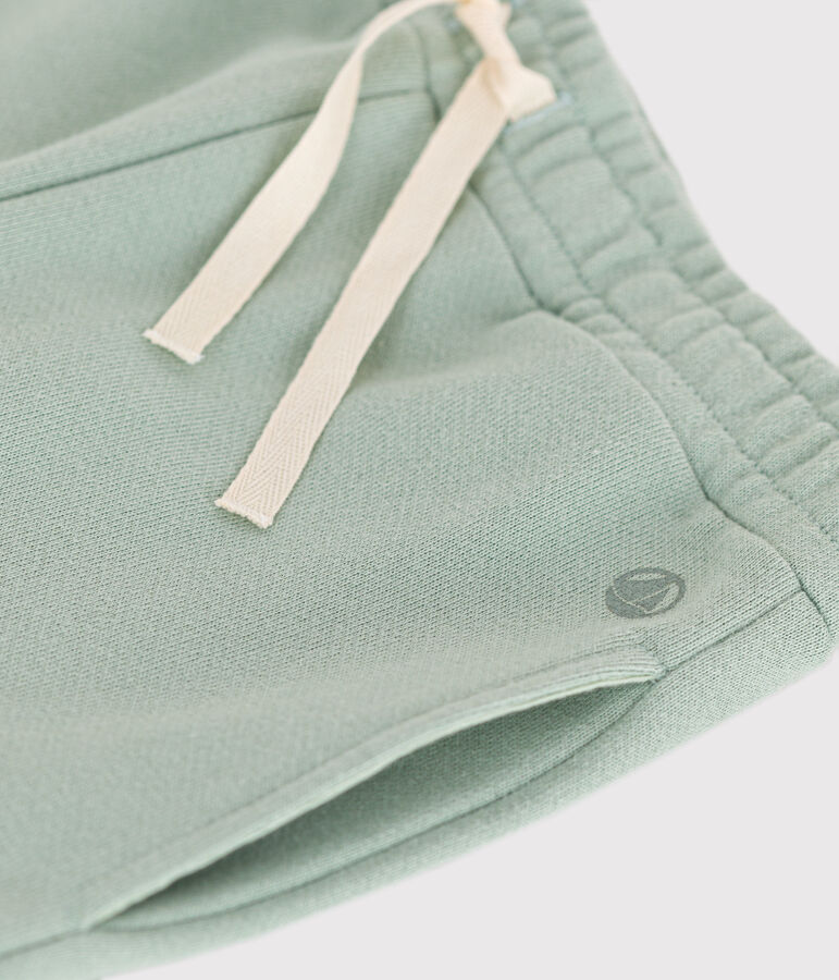 Pantaloni da jogging in molleton bambina verde HERBIER