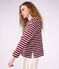 Marini&egrave;re in cotone donna rosso/bianco