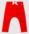 Pantaloni  per bebè in jersey spesso rosso PEPS