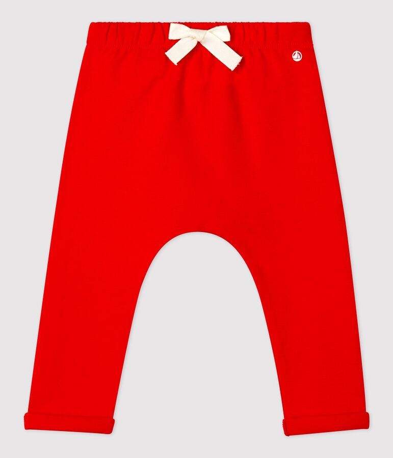 Pantaloni  per beb&egrave; in jersey spesso rosso