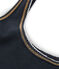 Canottiera donna a costina 2x2 blu SMOKING