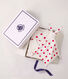 Set di tutine, body e doudou unisex in cotone con stampa a cuori