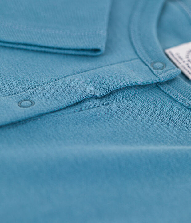 Cardigan in cotone bambina blu