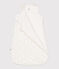 Sacco nanna per neonato in cotone stampato TOG 1.5 bianco/blu