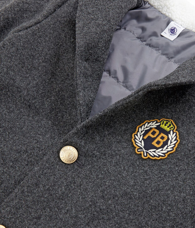 Cappotto bambino grigio