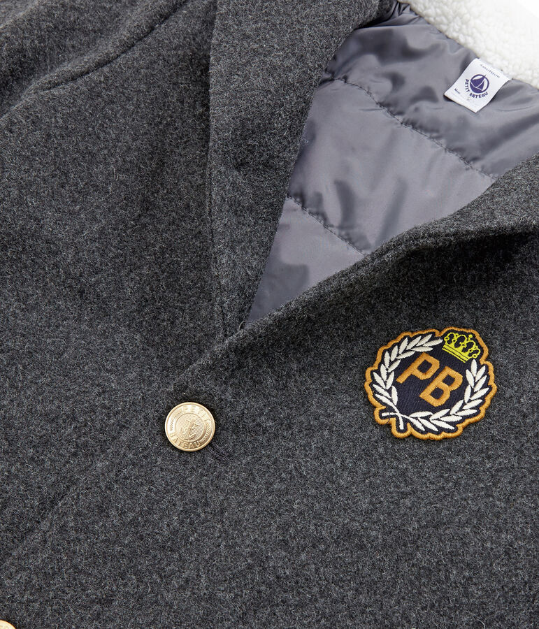 Cappotto bambino grigio