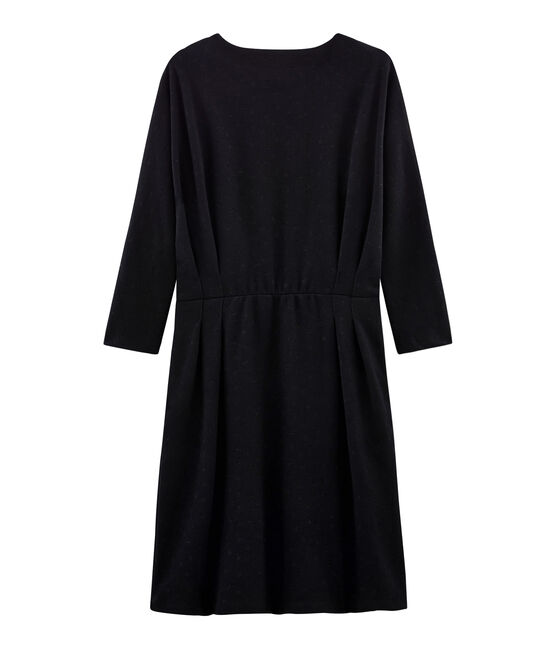 Abito attillato a maniche lunghe donna nero NOIR/nero LUREX NOIR