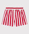 Shorts da bagno con stampa a righe neonato rosso MARSHMALLOW/ SPI
