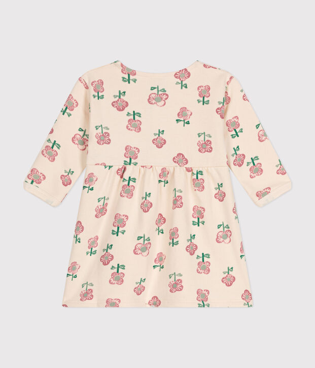 Abito a maniche lunghe  neonato ecru/giallo