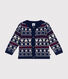 Cardigan in maglia con lana neonato