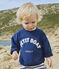 Felpa in cotone per neonati blu MEDIEVAL