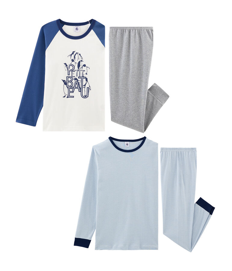 Duo pigiami bambino a costine variante 1