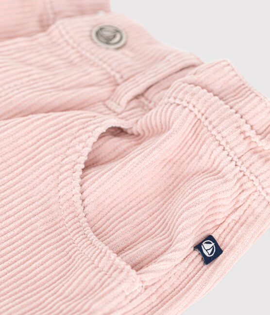Pantaloni in velluto bambina rosa SALINE