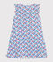 Camicia da notte in misto cotone e lyocell a fiori bambina bianco MARSHMALLOW/bianco MULTICO