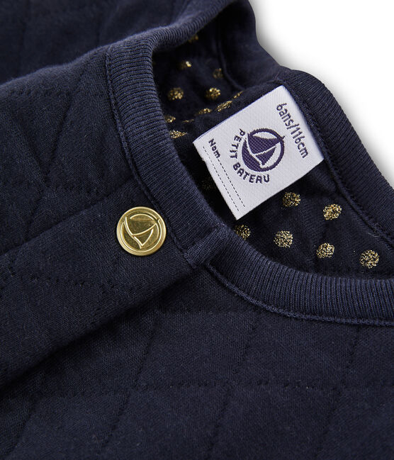 Cardigan bambina blu SMOKING