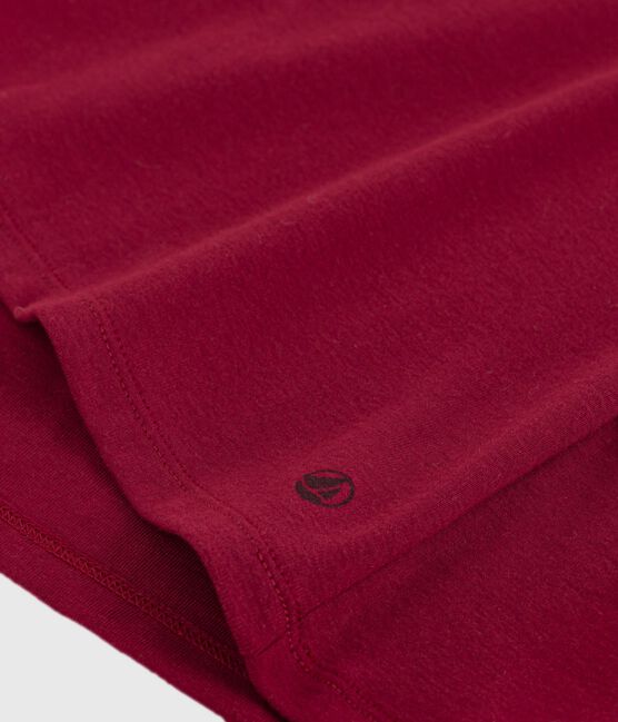T-shirt L'Iconique a maniche corte in cotone donna AMARANTE