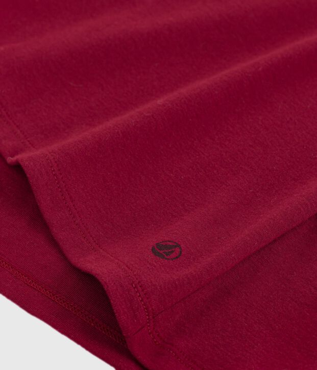 T-shirt L'Iconique a maniche corte in cotone donna rosso