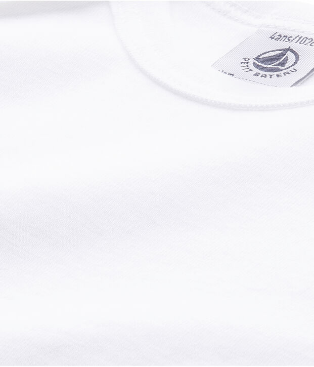 Body bianco manica corta beb&egrave; bianco