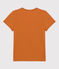 T-shirt LE CLASSIQUE in cotone con scollo a V Donna marrone ECUREUIL