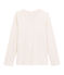 Tee-shirt millerighe a maniche lunghe bianco MARSHMALLOW/rosa COPPER