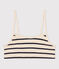 Reggiseno brassière senza ferretto Donna bianco AVALANCHE/blu SMOKING