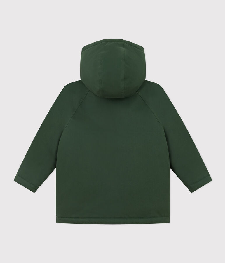 Parka bambino unisex verde