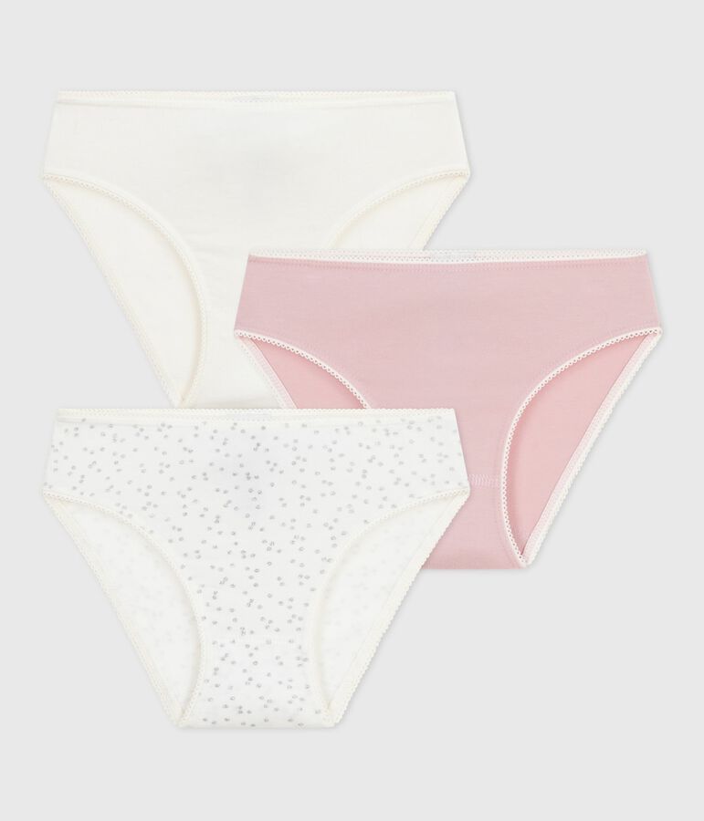 Set di slip in cotone ed elastan bambino multicolore