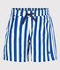 Shorts da mare stampato a righe bambino