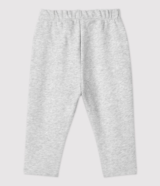 Pantaloni bebè in molleton biologico  grigio BELUGA CHINE