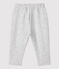 Pantaloni bebè in molleton biologico  grigio BELUGA CHINE