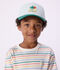 Berretto in cotone bambino blu/multicolore