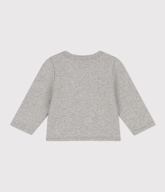 Cardigan in tessuto felpato per bebè grigio CHATON CHINE
