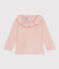 Blusa a maniche lunghe in cotone per bebè rosa SALINE