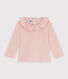 Blusa a maniche lunghe in cotone per bebè