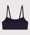 Brassière donna in cotone elastam blu SMOKING