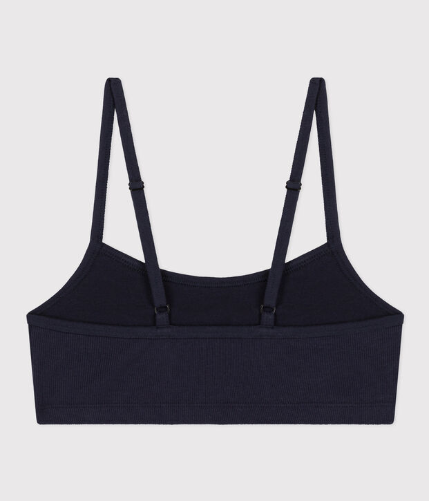 Brassi&egrave;re donna in cotone elastam blu