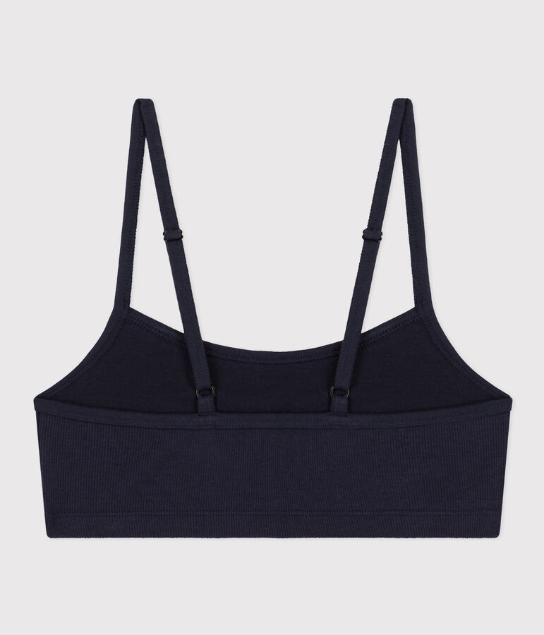 Brassi&egrave;re donna in cotone elastam blu