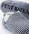 Scarpine bebé femmina a costine blu MEDIEVAL/bianco MARSHMALLOW