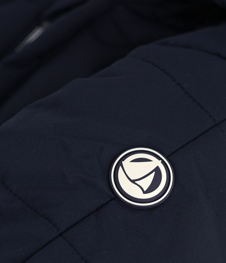 Tutina imbottita in poliestere neonato blu