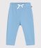 Joggers in cotone tinta unita neonato blu FLO