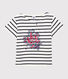 T-shirt a maniche corte in cotone bio bambina