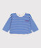 T-shirt a maniche lunghe in cotone a righe neonato PERSE/ AVALANCHE