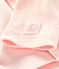 Cardigan bebè in costina 2x2 di cotone biologico rosa FLEUR